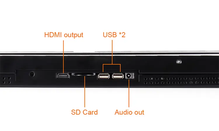 37'' Open Frame Shelf Edge LCD Display