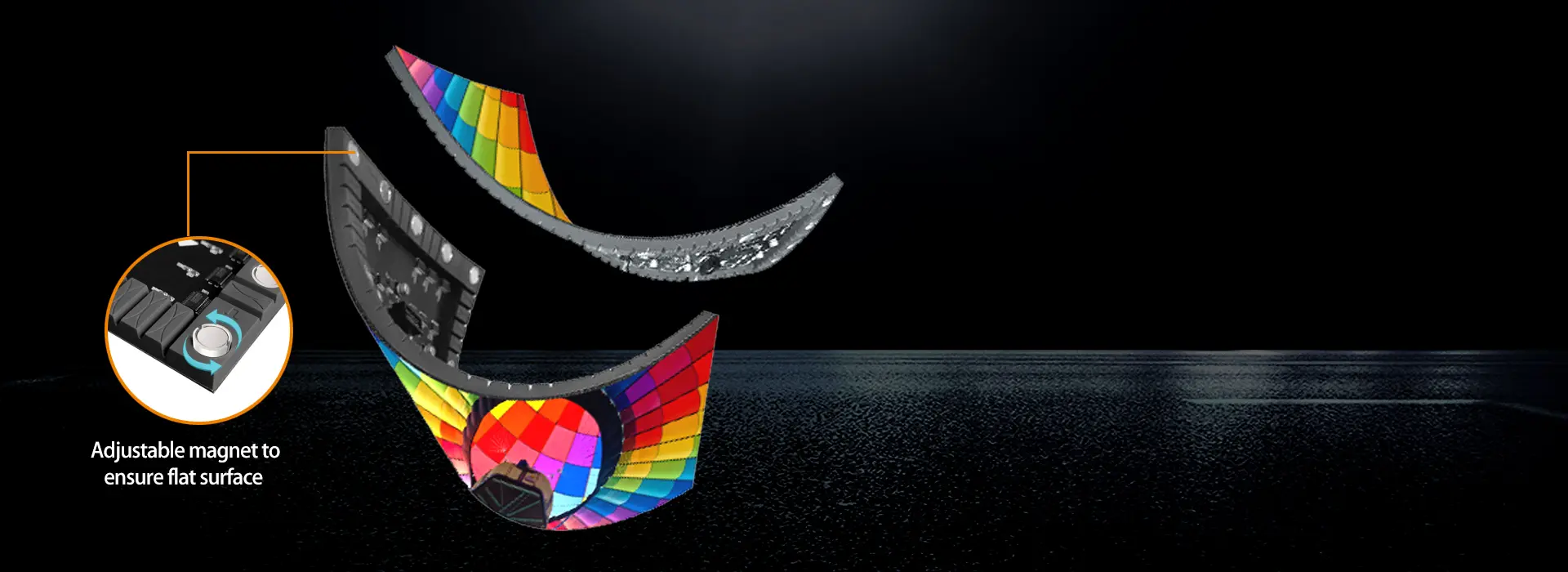 Flexible led screen