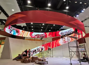 Custom Flexible LED Screen Application