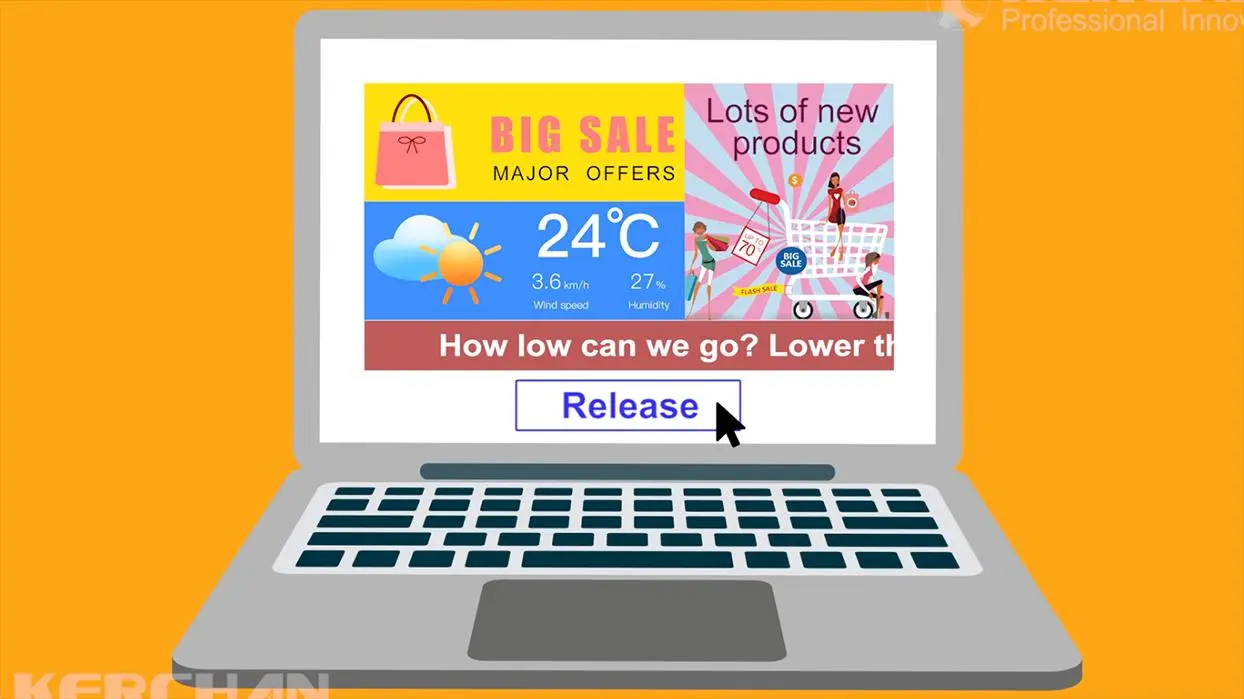 Kerchan New Cloud-Based Online CMS Digital Signage Software