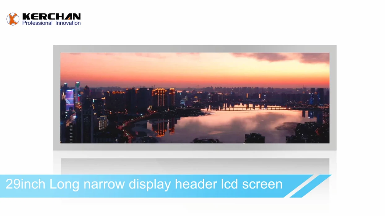 SAD2901KL 29 inch long narrow lcd screen operation video